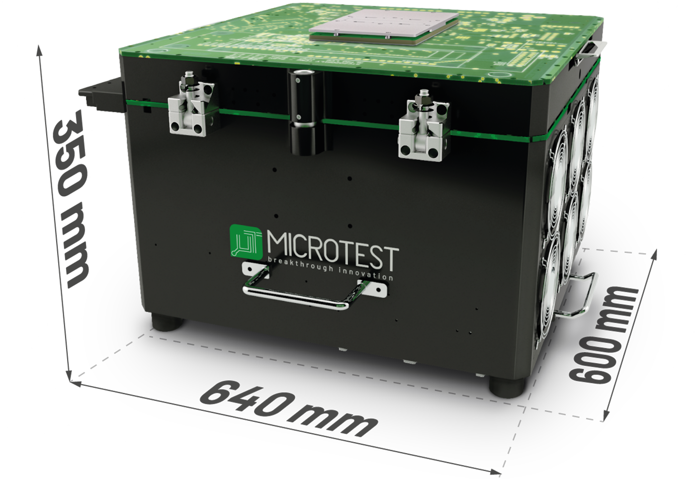 Measures for Vip Extended: 640mm x 350mm x 600mm